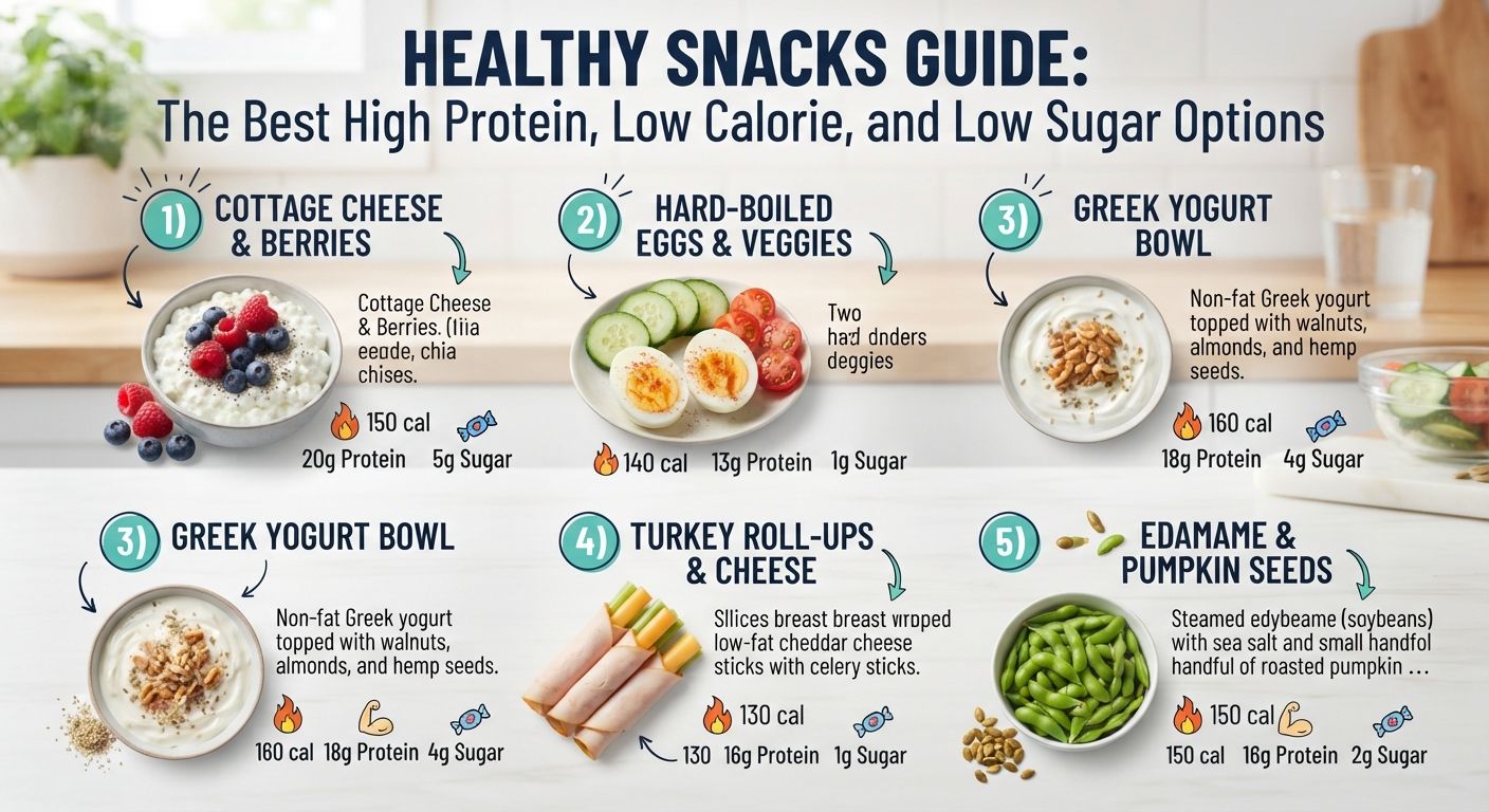 Healthy Snacks Guide: The Best High Protein, Low Calorie, and Low Sugar Options