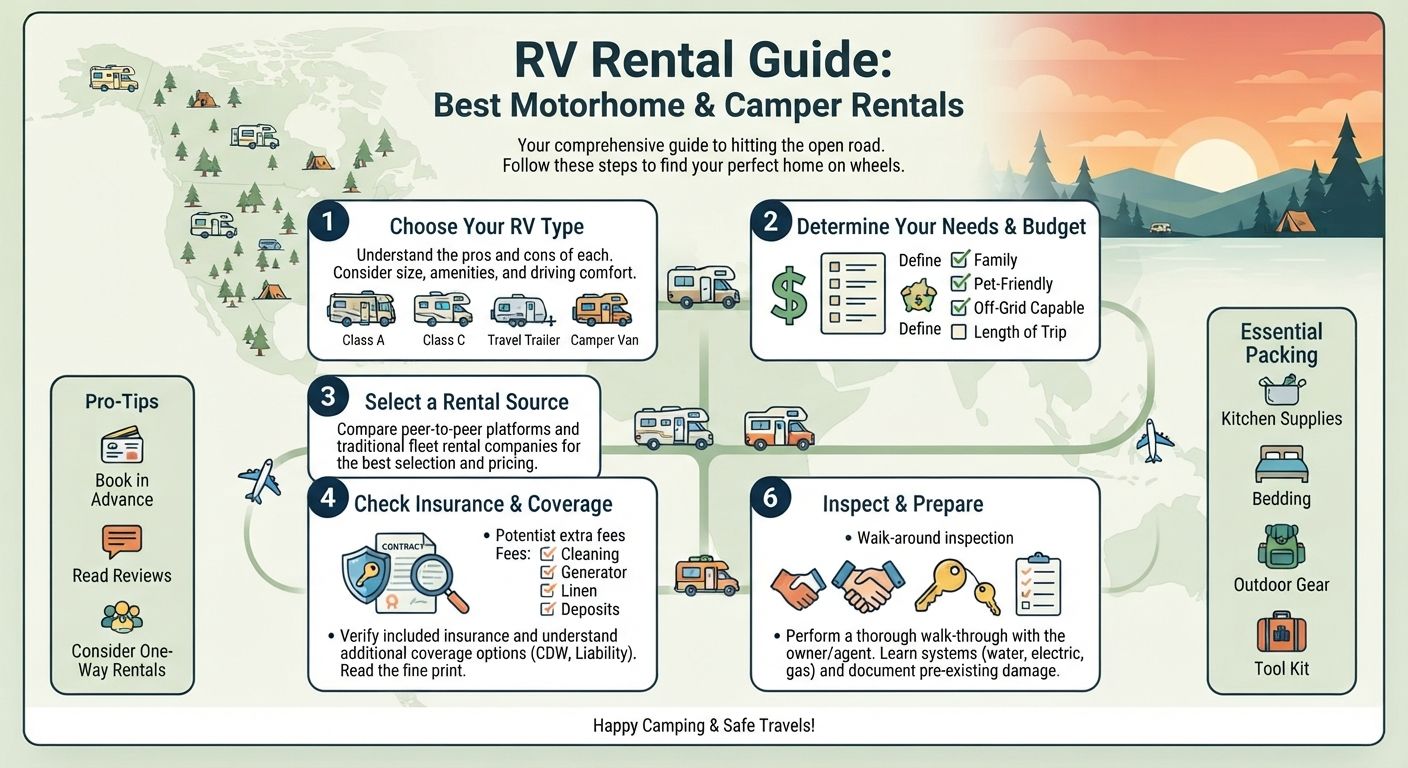 RV Rental Guide: How to Find the Best Motorhome and Camper Rentals