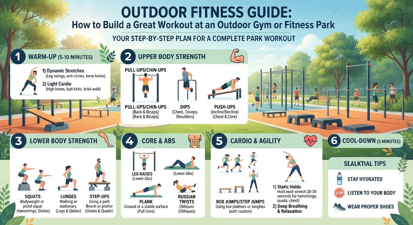 Outdoor Fitness Guide: How to Build a Great Workout at an Outdoor Gym or Fitness Park