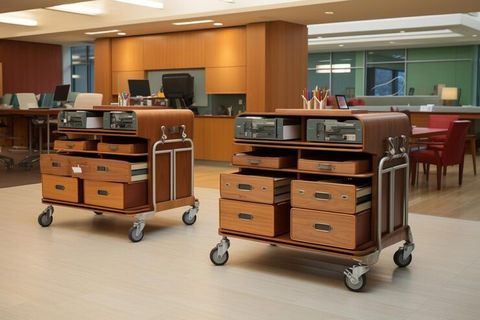 Discover How Multi-Drawer Portable Storage Carts Improve Workspace Organization