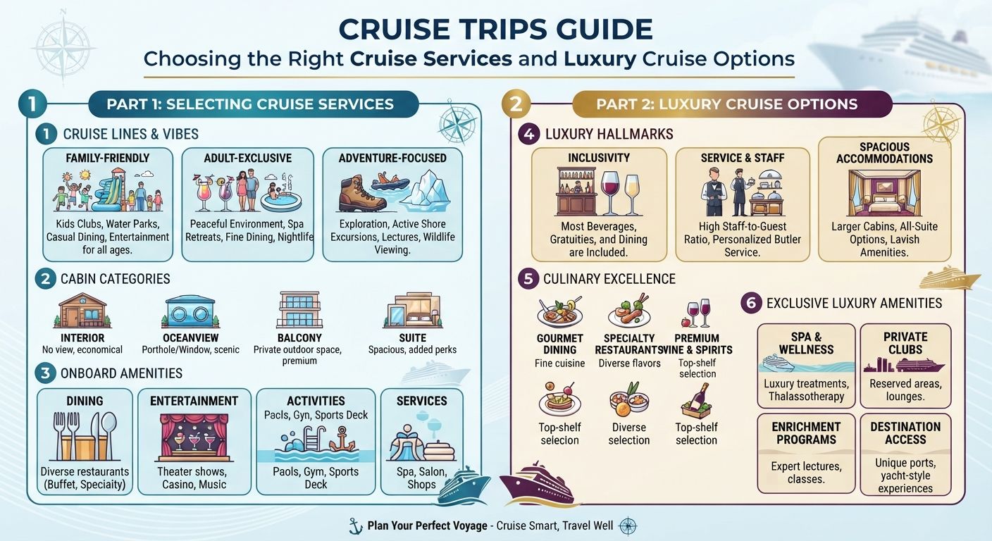Cruise Trips Guide: Choosing the Right Cruise Services and Luxury Cruise Options