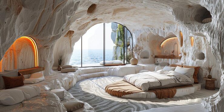 Explore Cave Accommodation Concepts and Their Unique Design Features